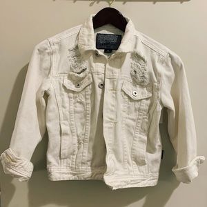 White Jean jacket